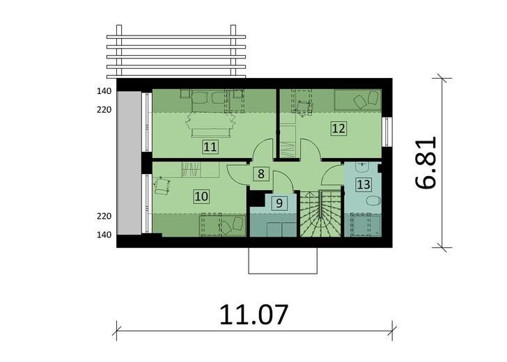 Projekt domu Ka273 T