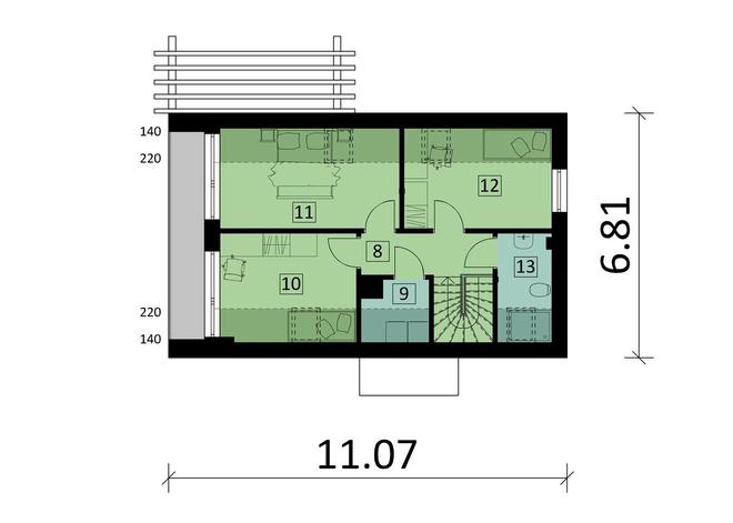 Projekt domu Ka273 T