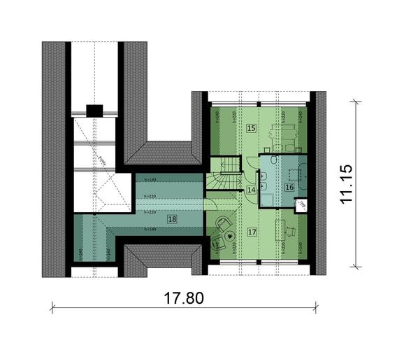 Projekt domu Ka278 Sz