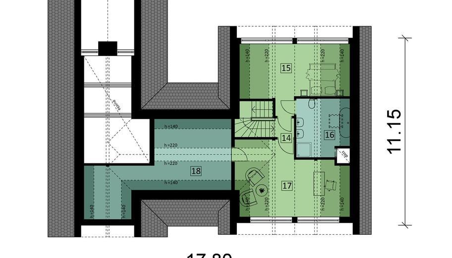 Projekt domu Ka278 Sz