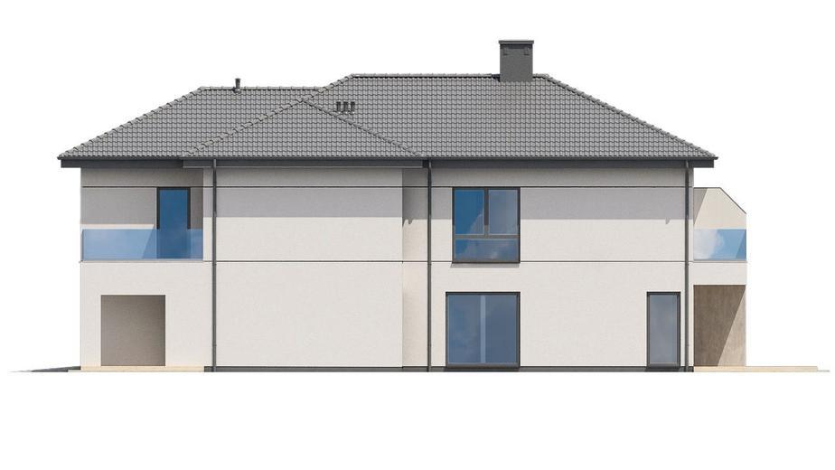 Projekt domu Ka284 (dwulokalowy / bliźniak)