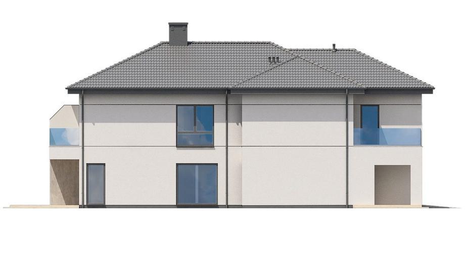 Projekt domu Ka284 (dwulokalowy / bliźniak)