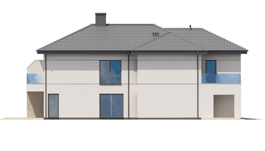 Projekt domu Ka284 (dwulokalowy / bliźniak)