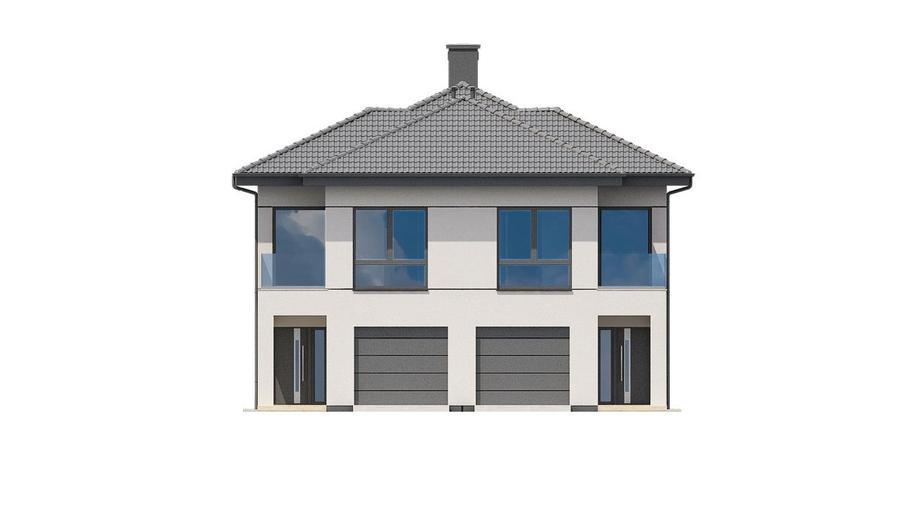 Projekt domu Ka284 (dwulokalowy / bliźniak)