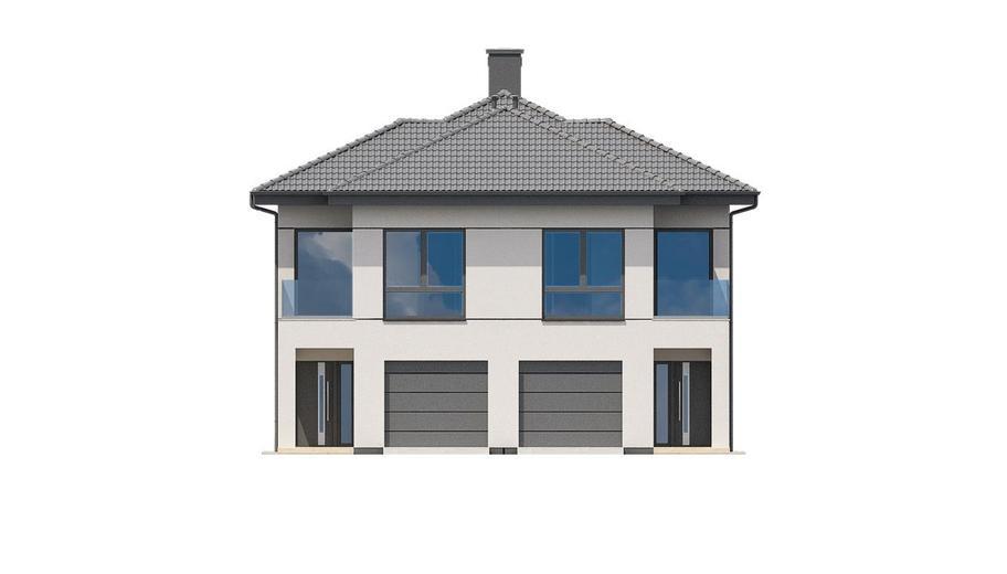 Projekt domu Ka284 (dwulokalowy / bliźniak)