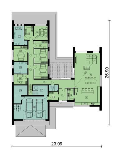Projekt domu Ka295 T