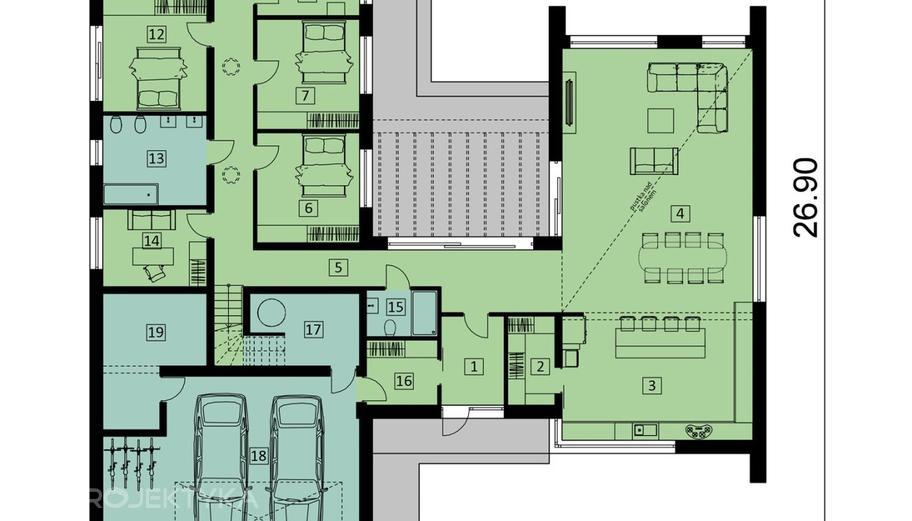 Projekt domu Ka295 T