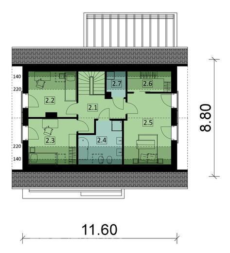 Projekt domu Ka39