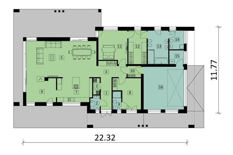 Projekt domu Ka51