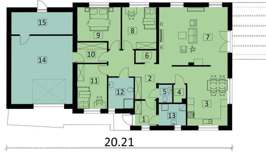 Projekt domu Ka68 Sz