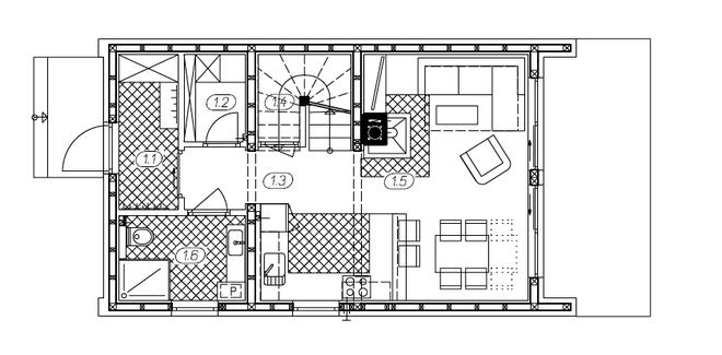 Projekt domu L-302 N