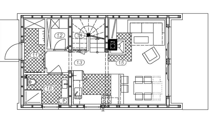 Projekt domu L-302 N