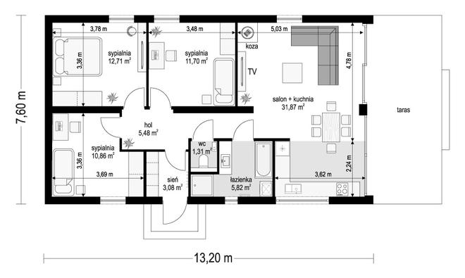 MG 2 wariant 15 drewniany