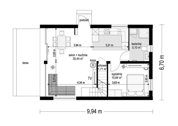 MG 3 wariant 18 drewniany