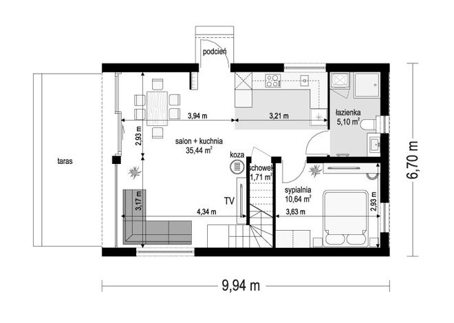 MG 3 wariant 18 drewniany
