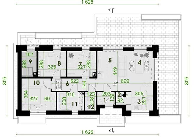 Projekt domu PA-16S (drewniany)