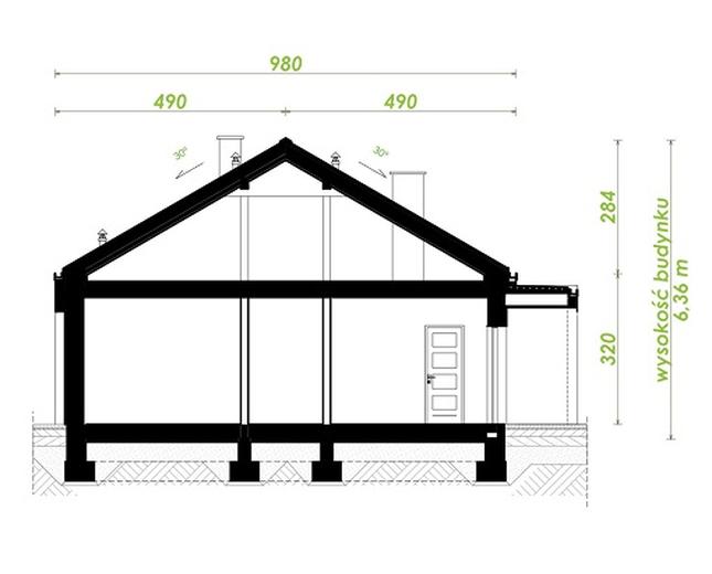Projekt domu PA-19S (drewniany)