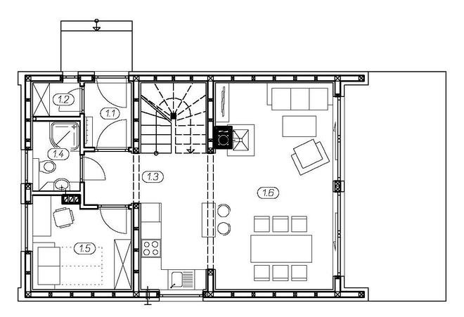 Projekt domu L-302 X 