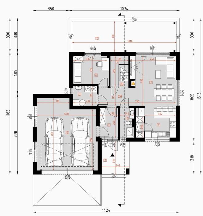 Projekt domu D460