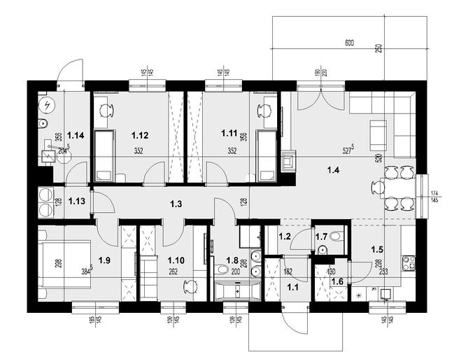 Parterowy klasyk 110 Plus