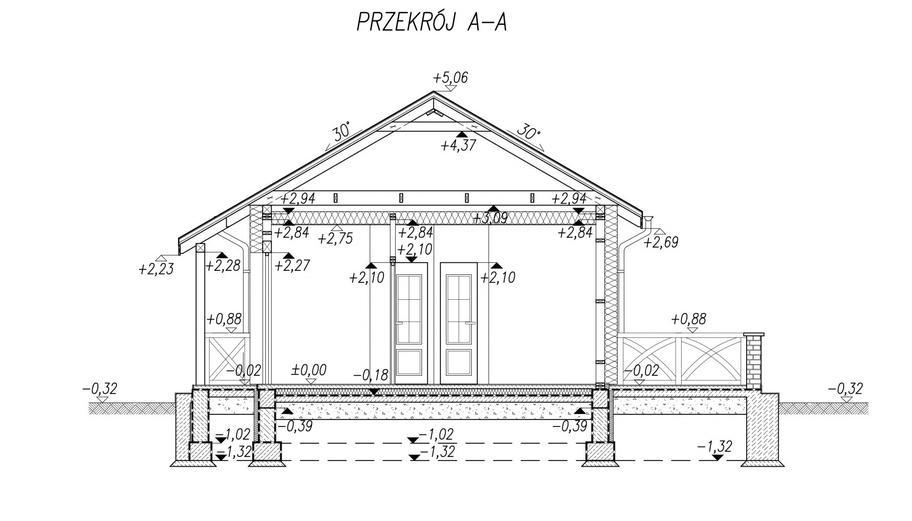 La Palma C szkielet drewniany - pompa ciepła i fotowoltaika