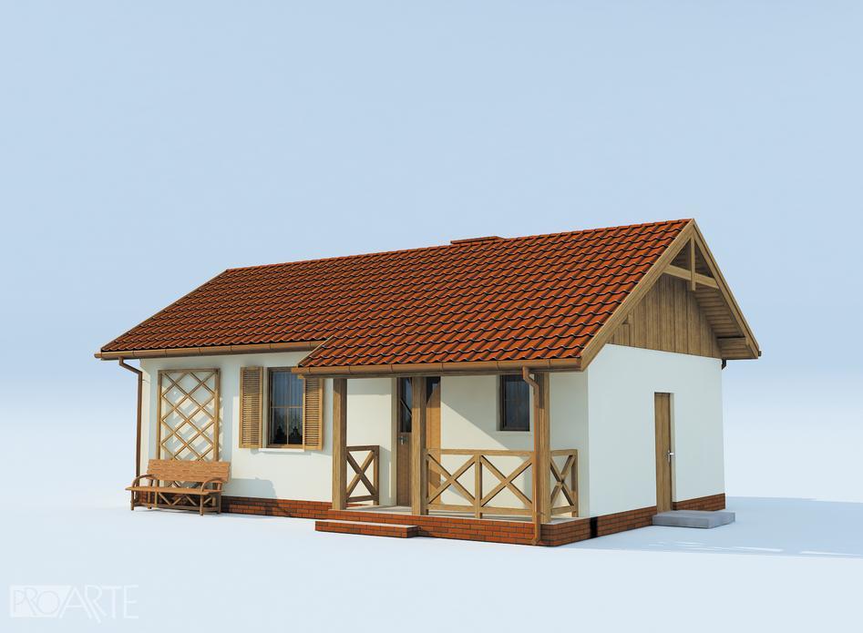 La Palma C szkielet drewniany - pompa ciepła i fotowoltaika