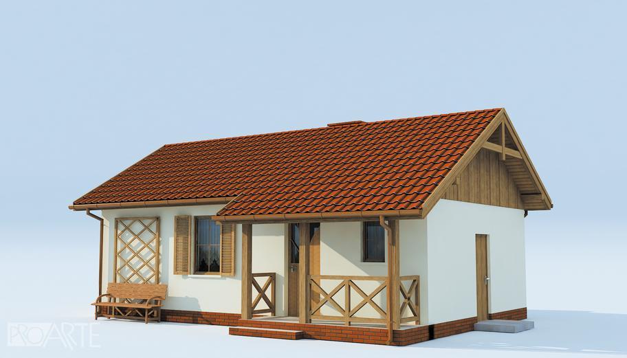 La Palma C szkielet drewniany - pompa ciepła i fotowoltaika