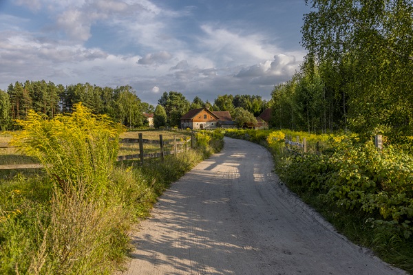 Zdjęcie krajobrazu polskiej wsi
