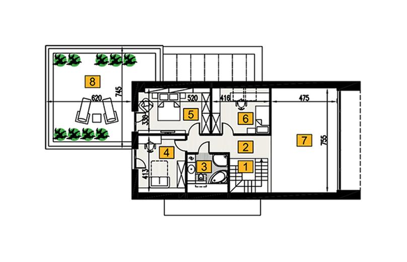 Dom z klimatem - wariant II (z wentylacją mechaniczną i rekuperacją)