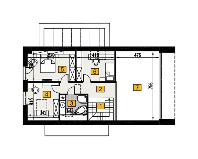 Dom z klimatem - wariant I (z wentylacją mechaniczną i rekuperacją)