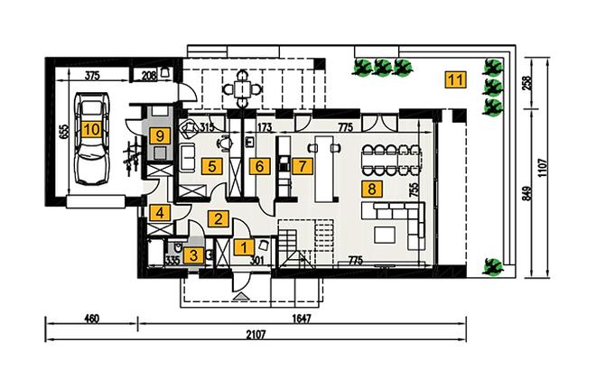 Dom z klimatem - wariant III (z wentylacją mechaniczną i rekuperacją)