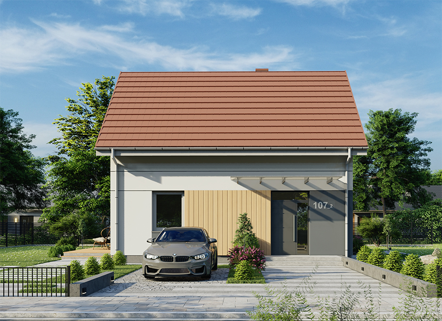 Projekt domu Murator Osiągalny 2