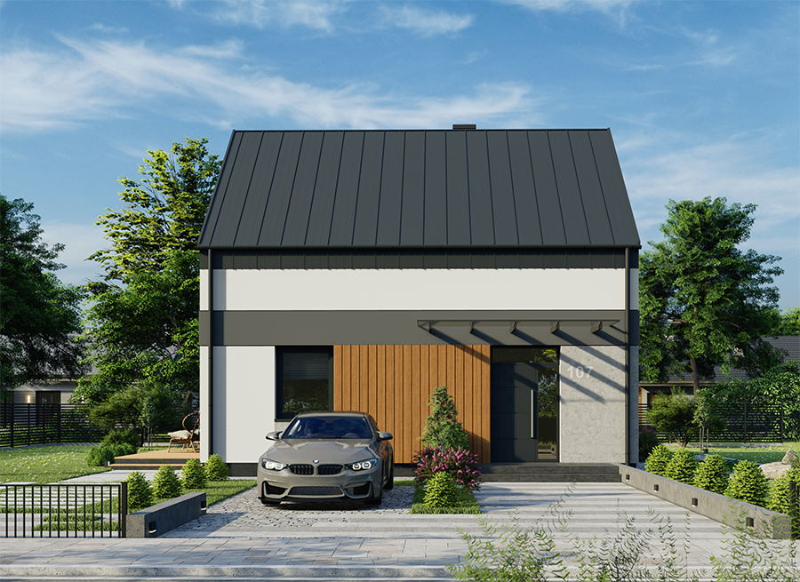 Projekt domu Murator Osiągalny N