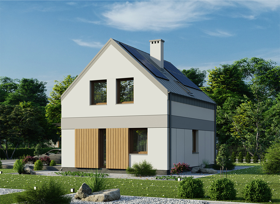 Projekt domu Murator Osiągalny 1N