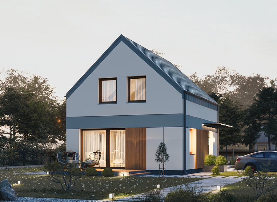 Projekt domu Murator Osiągalny 3N