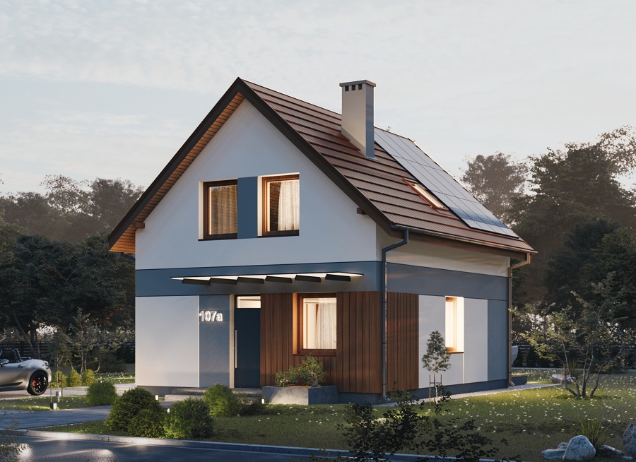 Projekt domu Murator Osiągalny A pa