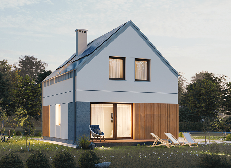 Projekt domu Murator Osiągalny A3N