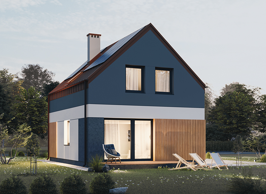 Projekt domu Murator Osiągalny AN pa