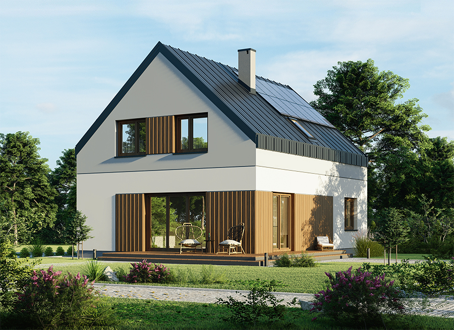 Projekt domu Murator Nasz faworyt 1N