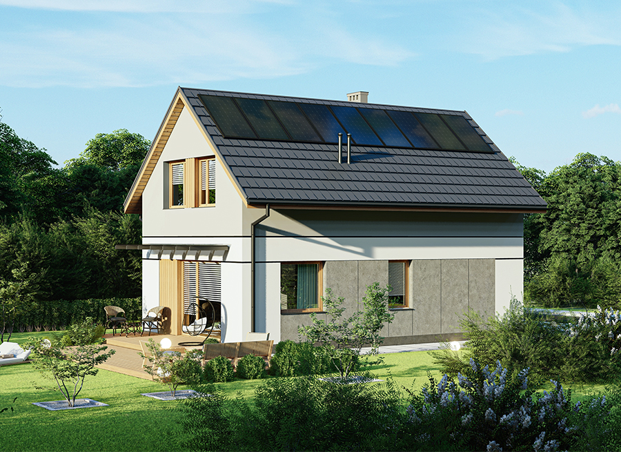 Projekt domu Murator Rezolutny B pa