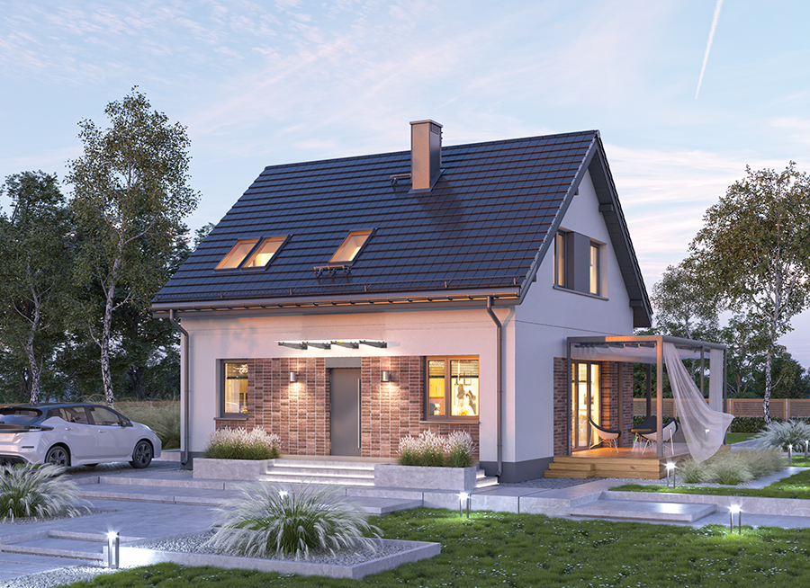 Projekt domu Murator Dom na start 1