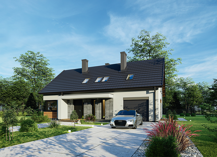 Projekt domu Murator Dla rodziny G1