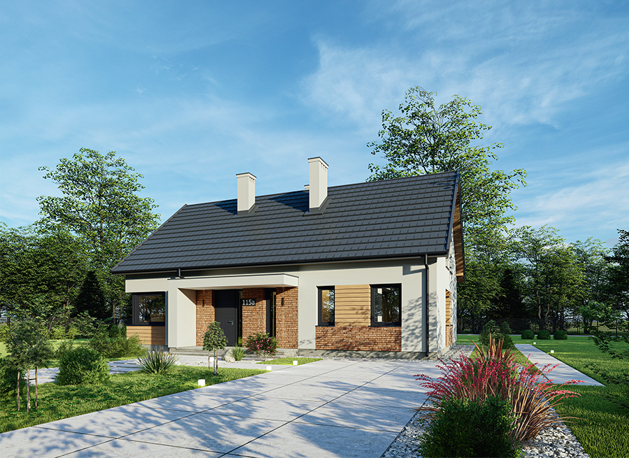 Projekt domu Murator Dla rodziny A pa