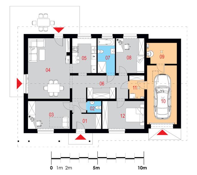 Angustus III G1 (z wentylacją mechaniczną i rekuperacją)