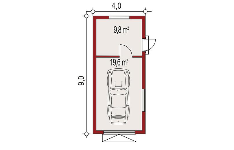 Garaż / Budynek gospodarczy APG1B