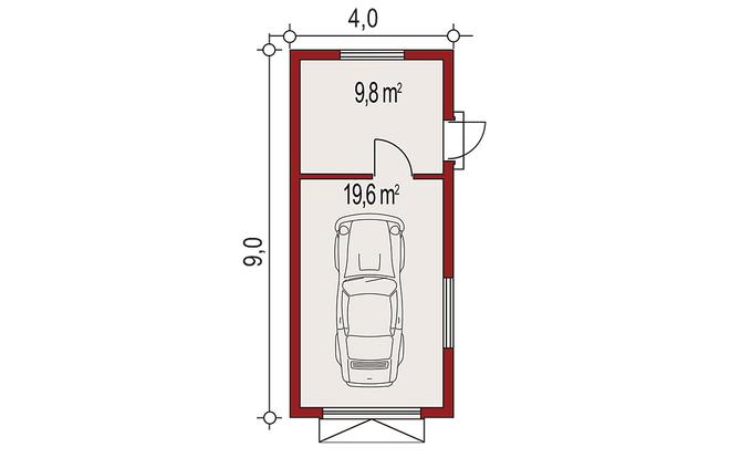 Garaż / Budynek gospodarczy APG1B