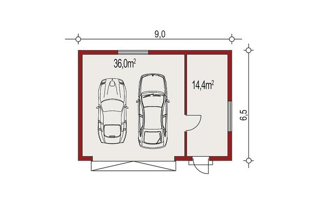 Garaż / Budynek gospodarczy APG2D