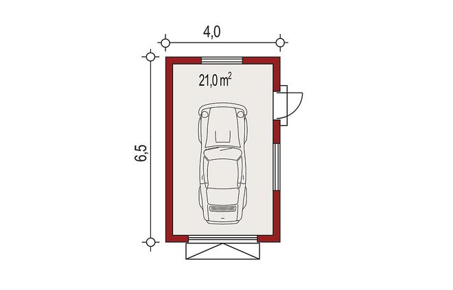 Garaż / Budynek gospodarczy APG3A