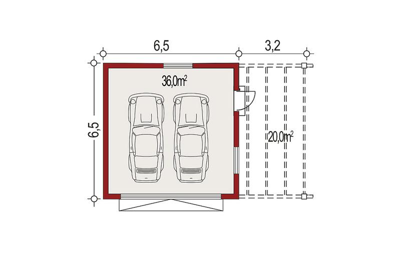 Garaż / Budynek gospodarczy APG6A