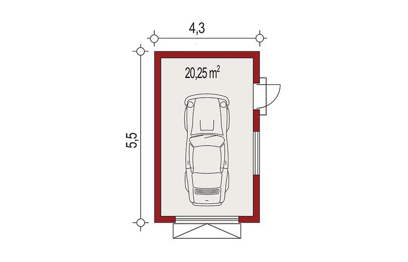 Garaż / Budynek gospodarczy APG8